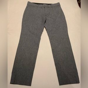 Banana Republic Sloan collection stylish crop pants in brushed gray